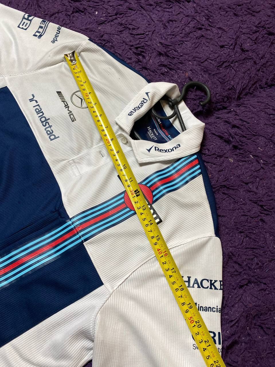 Hackett Vintage logo Hackett Mercedes-Benz T-Shirt Martini Y2K polo Size US L / EU 52-54 / 3 - 18 Thumbnail