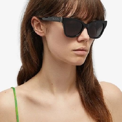 Gucci Gucci GG1133S 001 Women Sunglasses Black Cat Eye Frame Size ONE SIZE - 5 Thumbnail