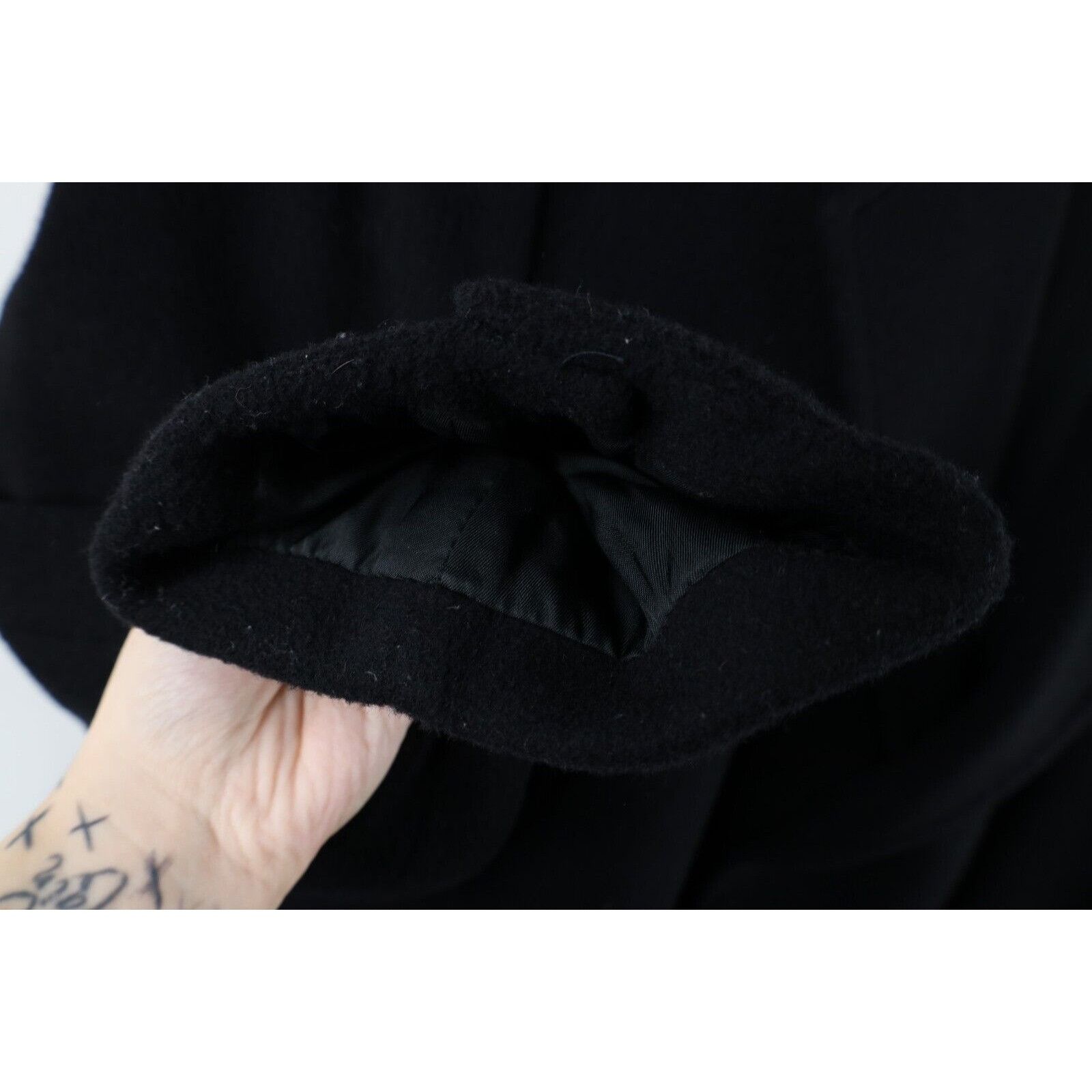 Vintage Vintage 90s Streetwear Cashmere Wool Blend Heavy Overcoat Size US XL / EU 56 / 4 - 6 Thumbnail