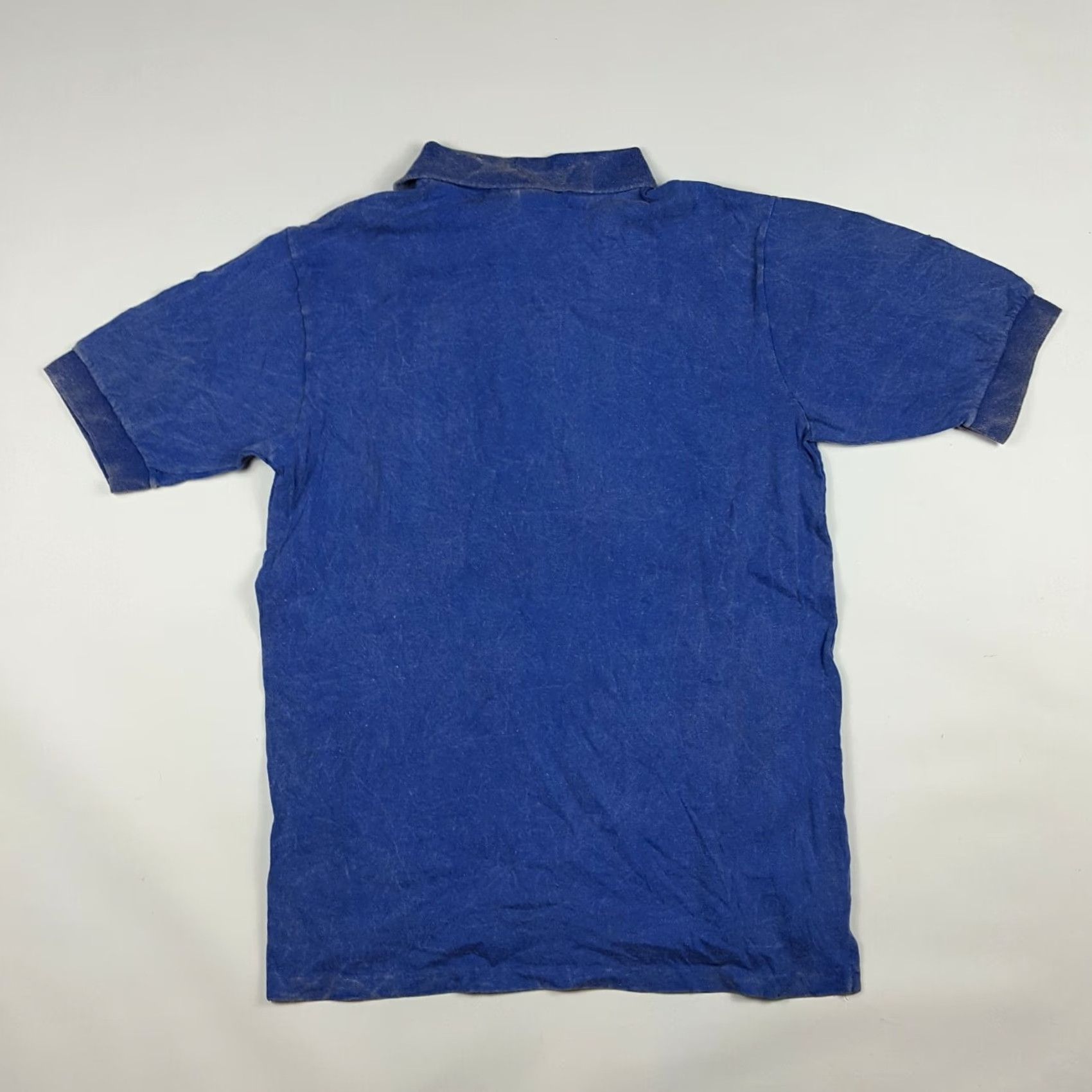 Vintage VINTAGE Whang Polo Shirt Men Gray Blue 90s Grunge Surf Sports Collared Short Sleeve Shirt Size US M / EU 48-50 / 2 - 5 Thumbnail
