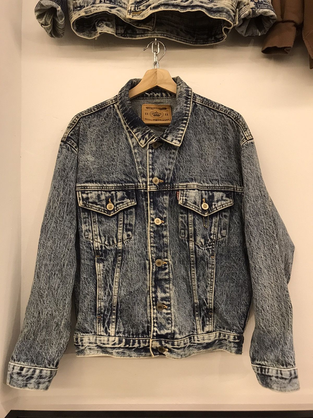 image of Big John Trucker Jacket in Blue, Men's (Size Medium)