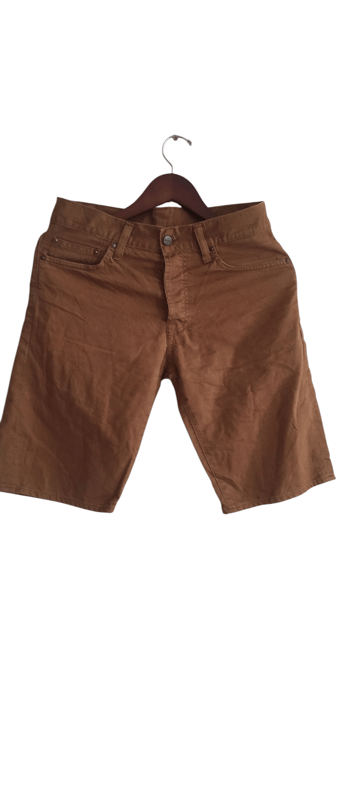 Carhartt Carhartt WIP Double Knee Rinsed Hamilton Brown Shorts Size US 29 - 16 Thumbnail