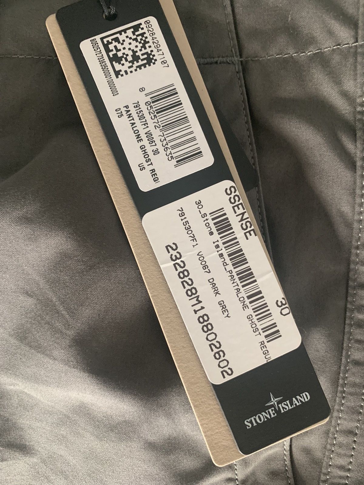 Stone Island Stone Island Gray Ghost Type RE Pants Size US 30 / EU 46 - 8 Thumbnail