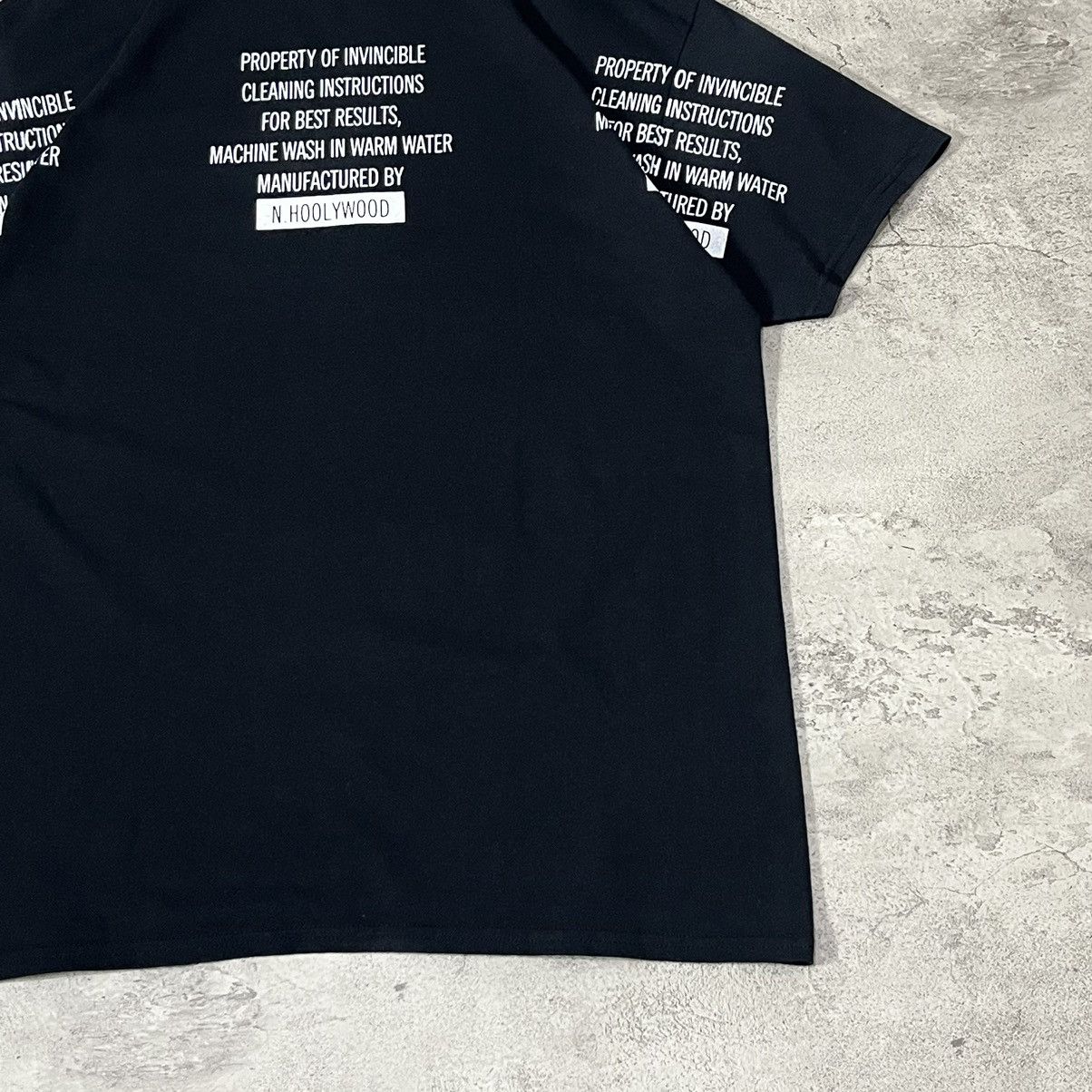 N.Hoolywood INVINCIBLE X N.HOOLYWOOD Exchange Service SS Tee - Black Size US M / EU 48-50 / 2 - 6 Thumbnail