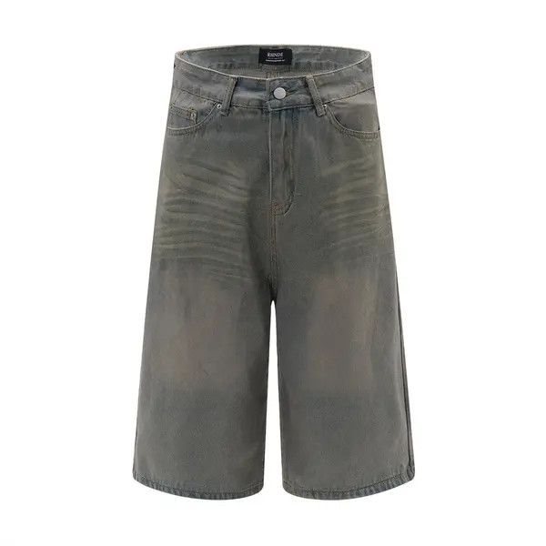 Japanese Brand VIBE Distressed washed men's street style punk denim shorts Size US 32 / EU 48 - 1 Thumbnail