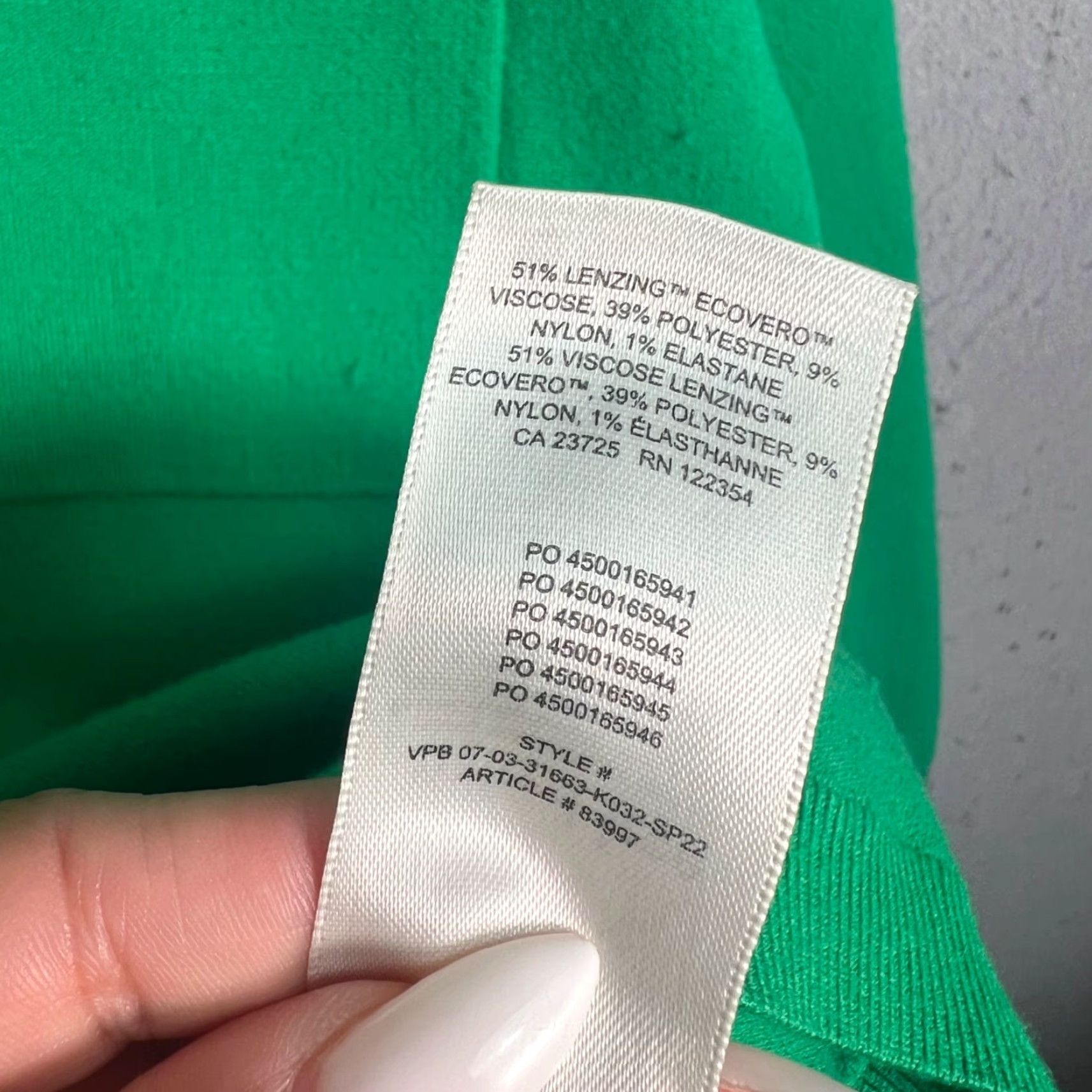 Vintage Wilfred Free Green Button-Up Cardigan Shirt 2XS Lenzing EcoVero Polyester Blend Women Button-Up Cardigan Casual Spring Summer Mens? Size XXS / US 00 / IT 34 - 4 Thumbnail