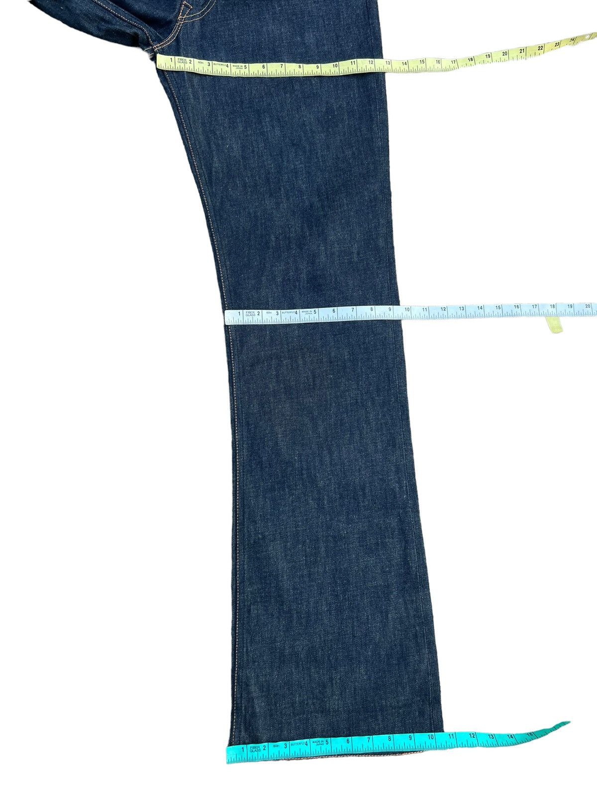 Evisu RARE!!! Vintage Evisu Japan Dark Blue Denim Flare Jeans Size US 34 / EU 50 - 4 Thumbnail