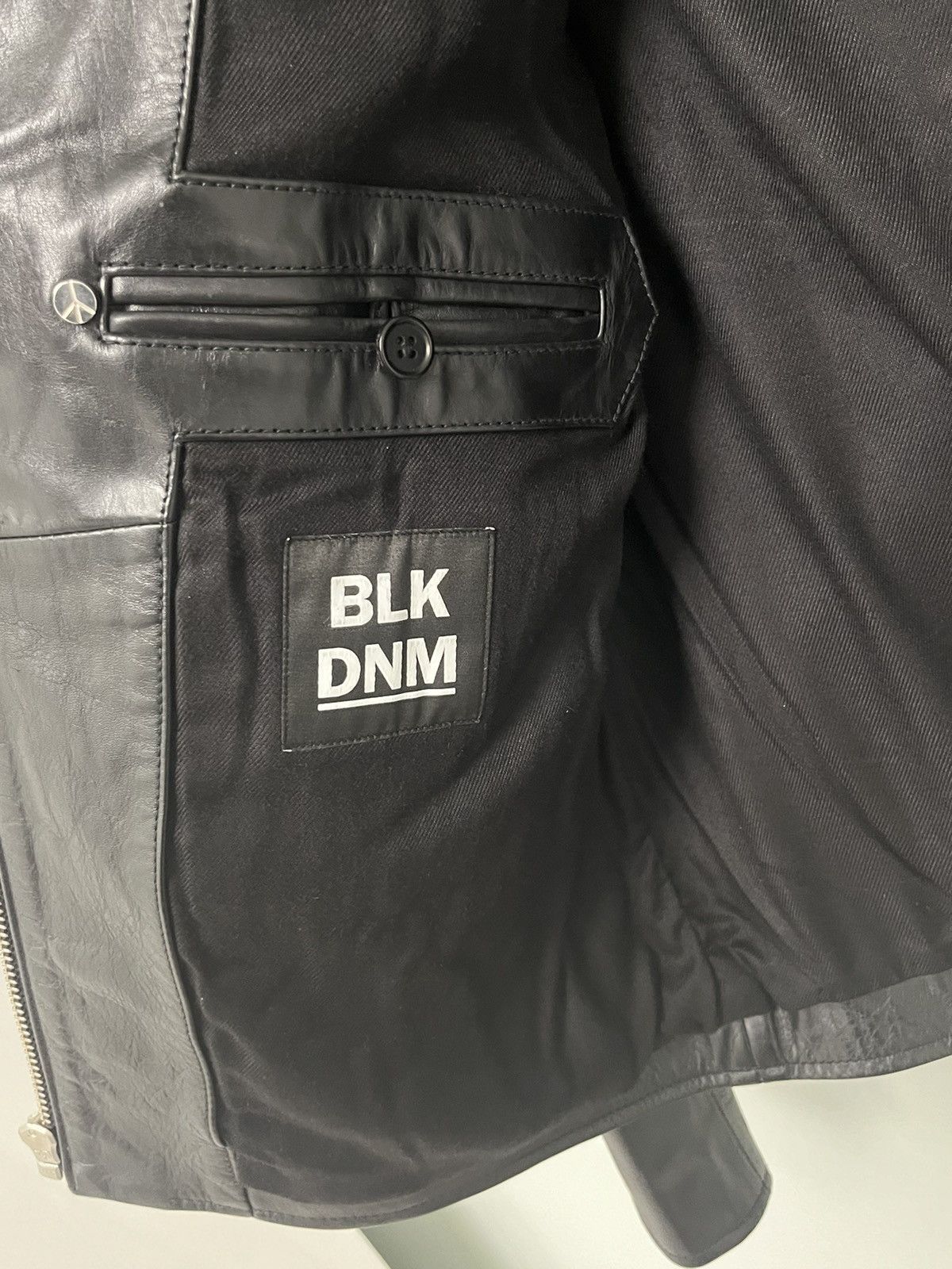 Blk Dnm Studded Leather Jacket. Medium Size US M / EU 48-50 / 2 - 11 Thumbnail