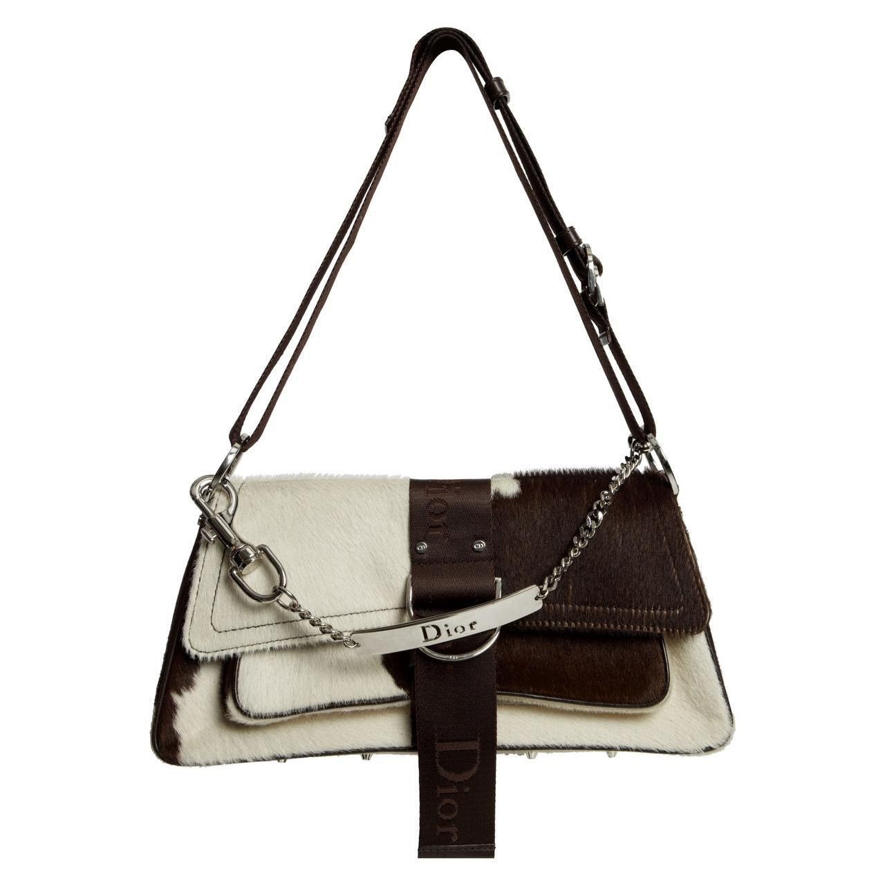 Dior HARDCORE PONY HAIR FLAP BAG Size ONE SIZE - 1 Thumbnail