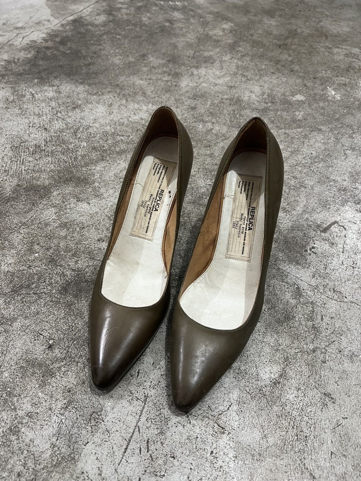Maison Margiela Maison Margiela Replica Women Pump Nanny Goatskin Heels Size US 8 / IT 38 - 1 Thumbnail