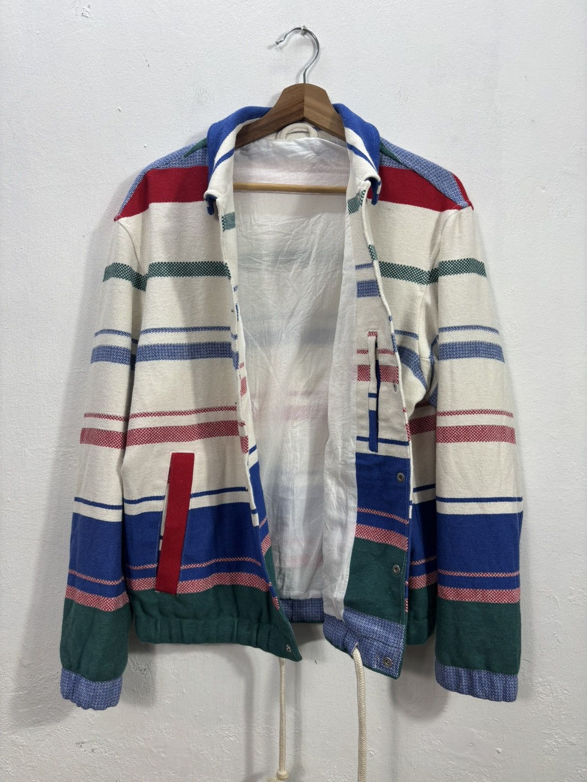 Zara ZARA Button-up Striped Multicolored Jacket M P22 L26 Size US M / EU 48-50 / 2 - 10 Thumbnail
