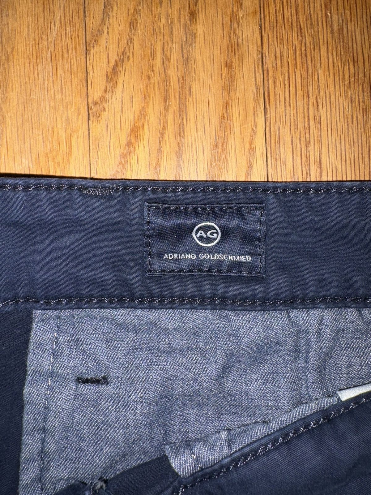 AG Adriano Goldschmied AG Adriano Goldschmied Navy Khaki Shorts Size US 32 / EU 48 - 4 Thumbnail