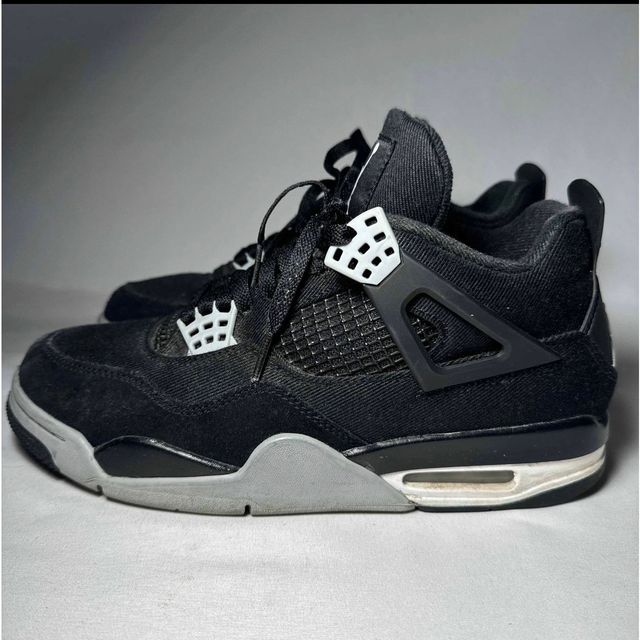 Jordan Brand × Nike Size 8 - Nike Air Jordan 4 Retro SE Black Canvas Men's Shoes Size US 8 / EU 41 - 8 Thumbnail