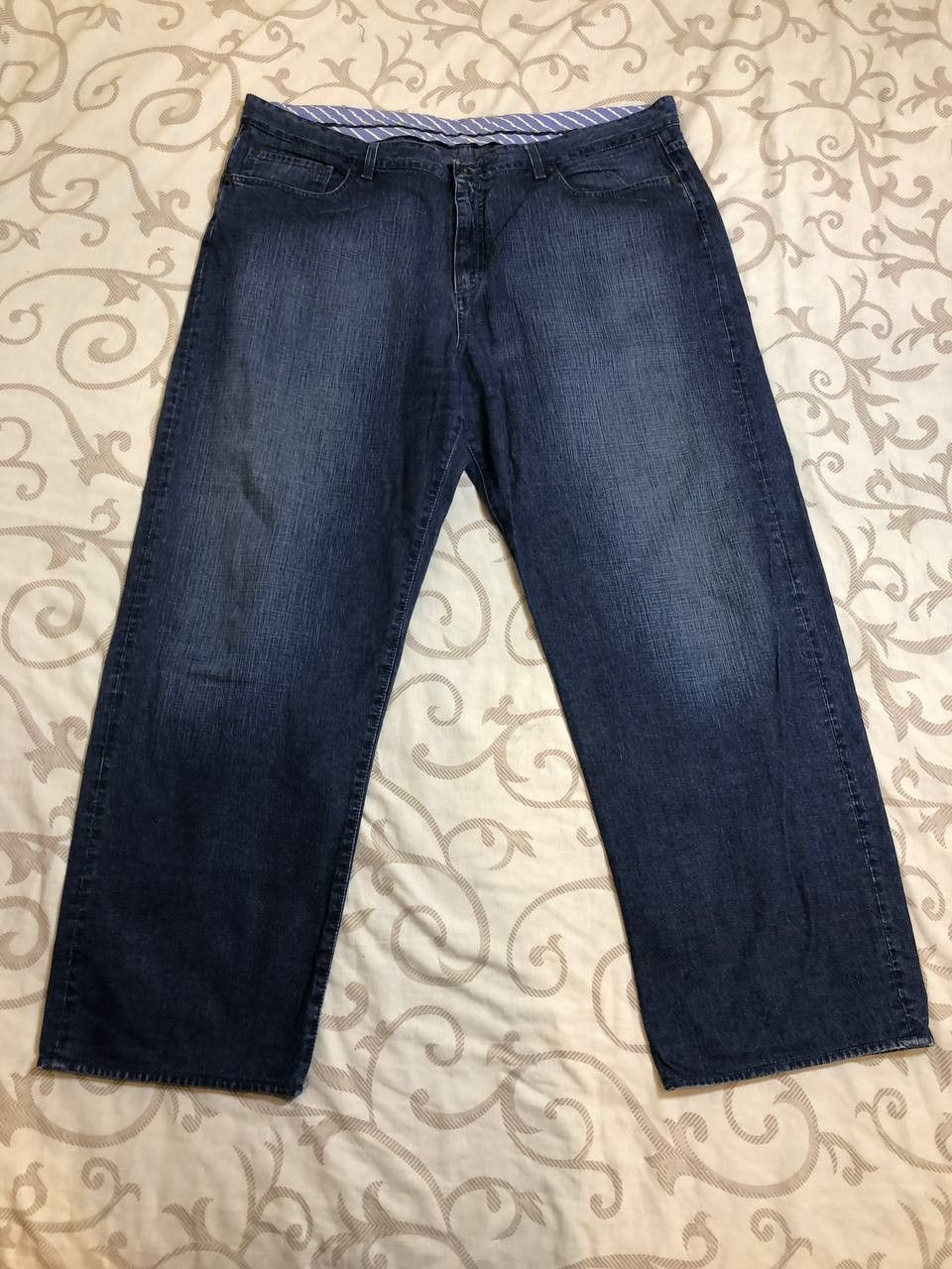 Stefano Ricci Stefano Ricci Vintage Blue Denim Straight-Leg Jeans Pants Size US 44 / EU 60 - 1 Thumbnail