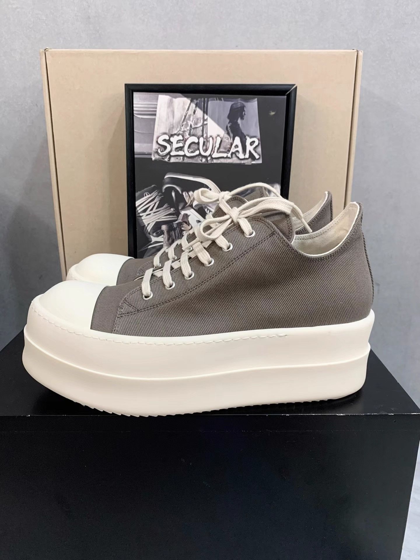 Rick Owens Rick Owens 24FW Thick Sole Low Top Sneakers K34 Size US 11 / EU 44 - 4 Thumbnail