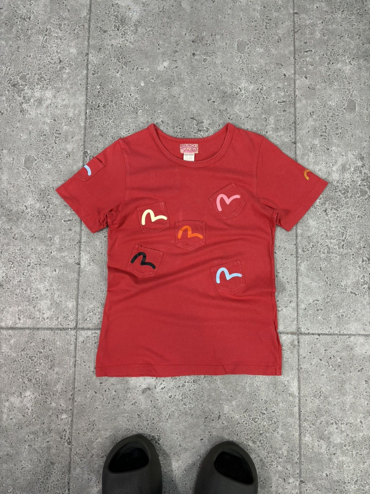 Evisu Japan Multipocket Cropped T-Shirt Evisu Donna Y2K Size S / US 4 / IT 40 - 1 Thumbnail