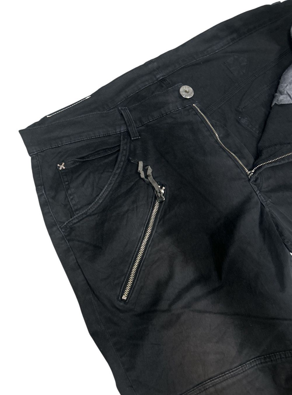 Lee Over Size Vintage Lee Cowboy buckle back Zipper Pants Size US 43 - 3 Thumbnail