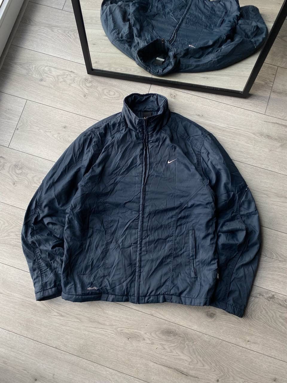 Nike × Vintage Vintage Nike Swoosh Winter Down Jacket L Y2K Size US L / EU 52-54 / 3 - 1 Thumbnail