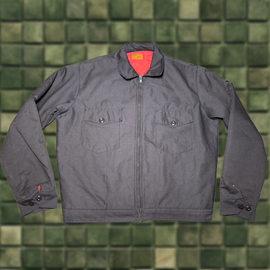 Vintage VINTAGE Clayton Work Jacket XL Long Brown Trucking 70s 80s Canvas Mens Size US XL / EU 56 / 4 - 1 Thumbnail