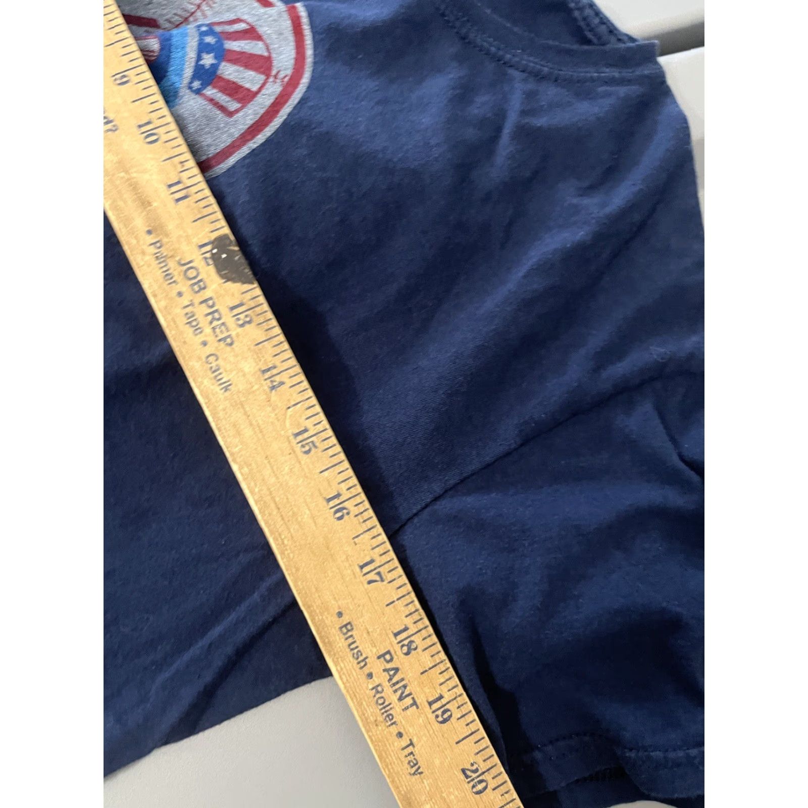 MLB Majestic Baseball MLB Blue T-Shirt Short Sleeve Crew Neck Size M Men 100% Polyester Graphic Print Active All Seasons Size US M / EU 48-50 / 2 - 6 Thumbnail
