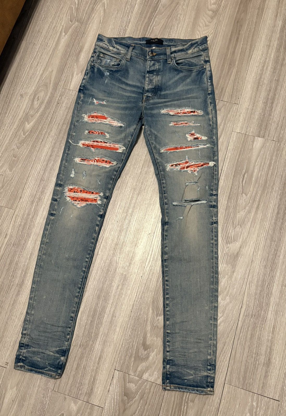 Jean Amiri TGCW Orange - Taille 32 - Neuf Avec étiquette