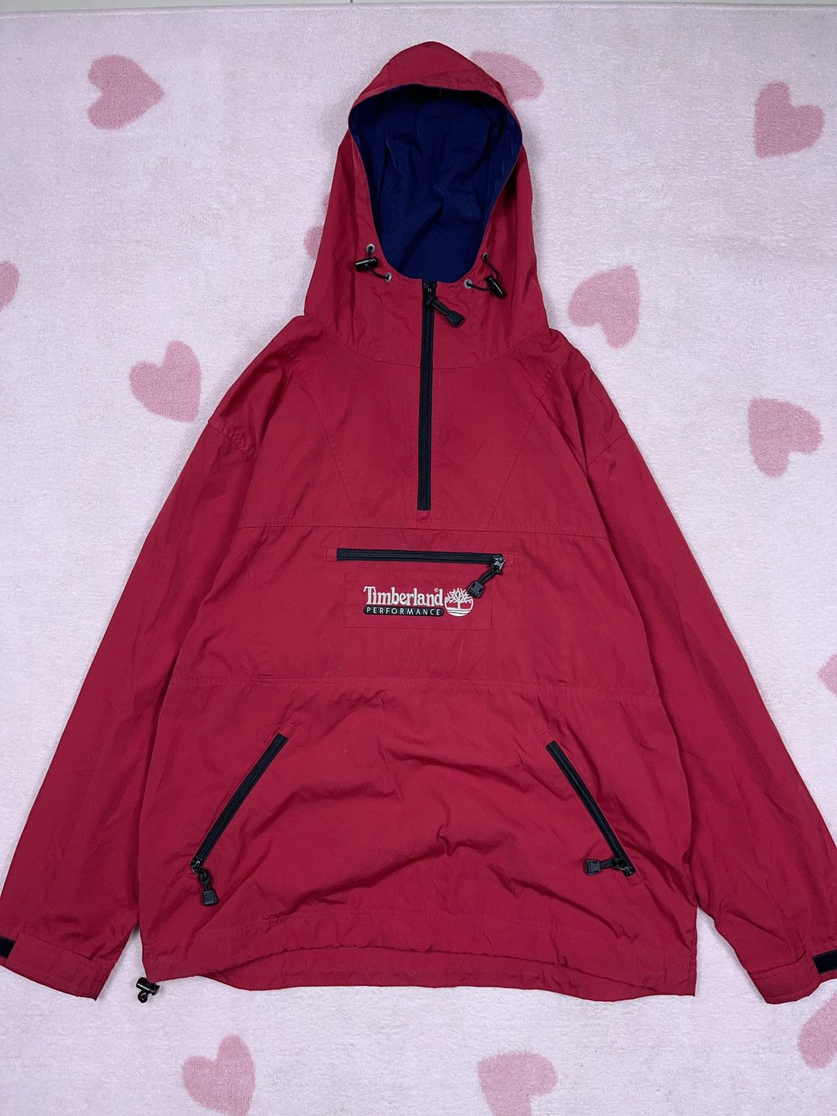 Timberland × Vintage ➕ vintage 90s timberland anorak jacket ninja zip cargo Size US L / EU 52-54 / 3 - 1 Thumbnail