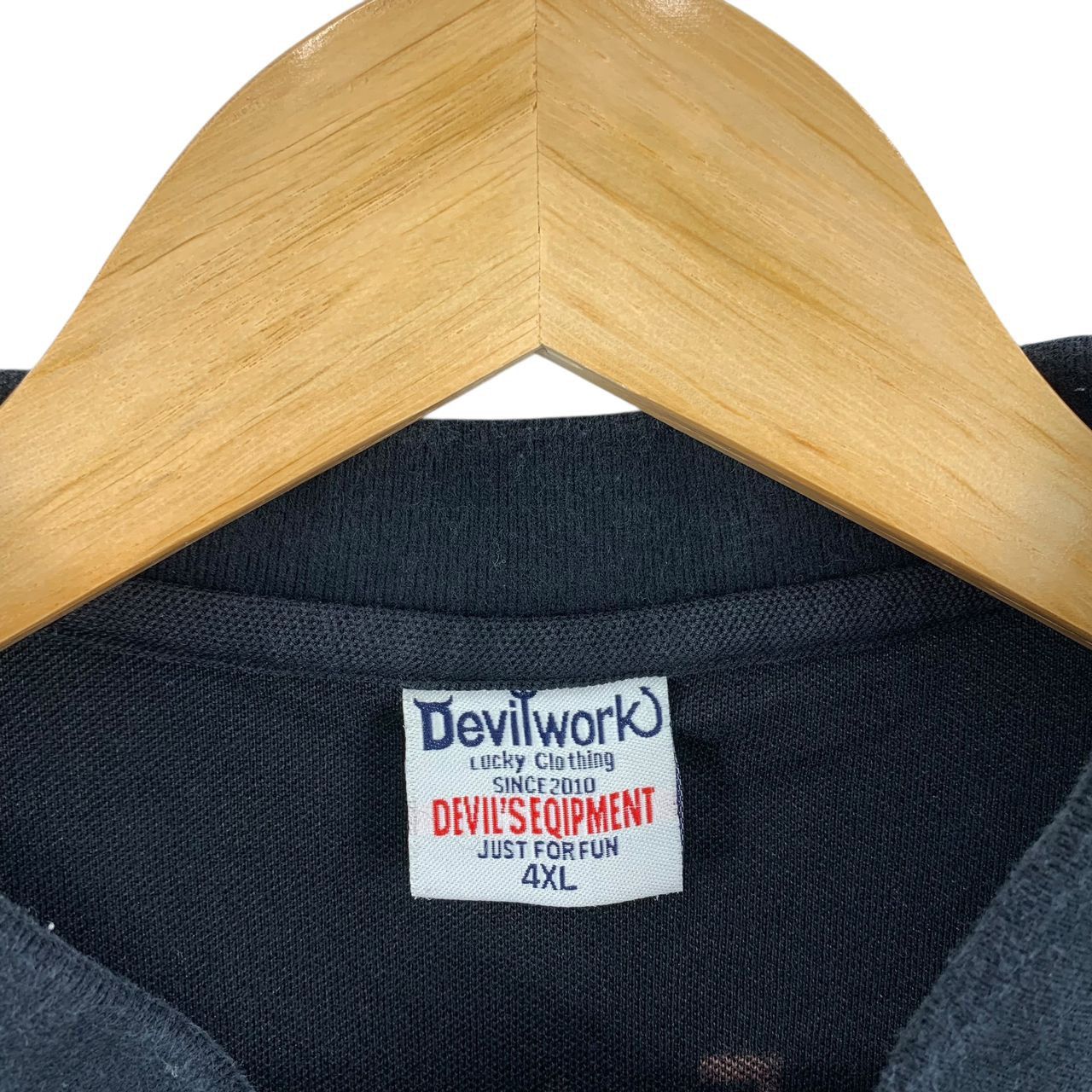 Japanese Brand × Tedman × Vintage Vintage TEDMAN Devil work back hit polo tee Size US XXL / EU 58 / 5 - 4 Thumbnail