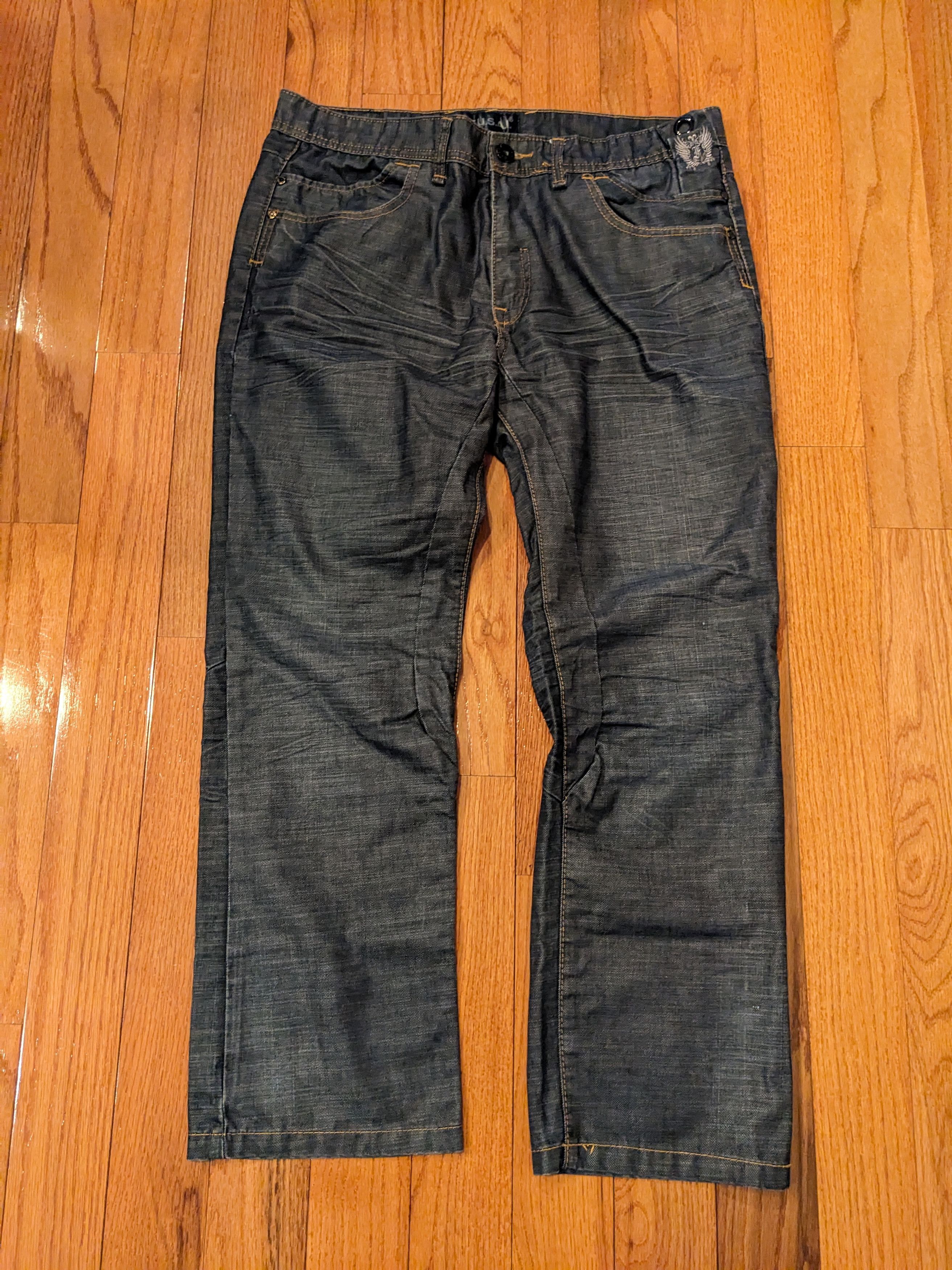 Vintage Vintage Y2K F.U.S.A.I Blue Gray 38 x 30 Pants Size US 38 / EU 54 - 5 Thumbnail