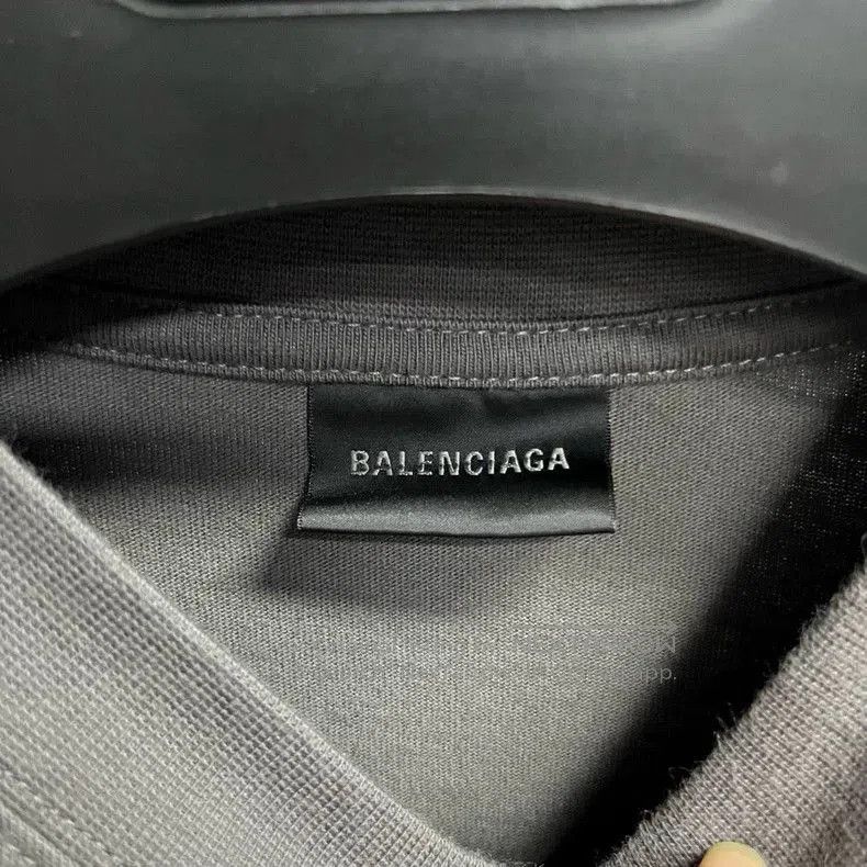Balenciaga Balenciaga Gray Logo Print Short Sleeve T-shirt. Size US XS / EU 42 / 0 - 3 Thumbnail