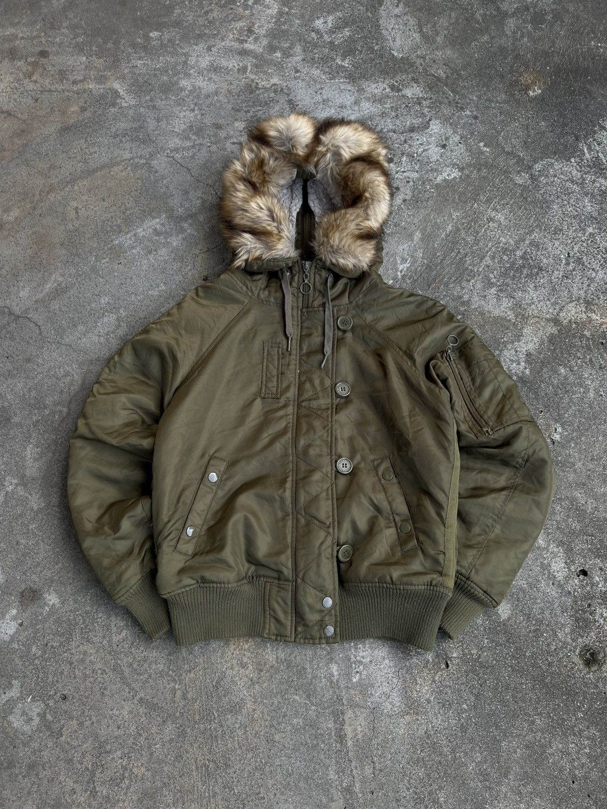 Abercrombie & Fitch Crazy Vintage Abercrombie & Fitch Faux Fur If Six Was Nine Size S / US 4 / IT 40 - 1 Thumbnail