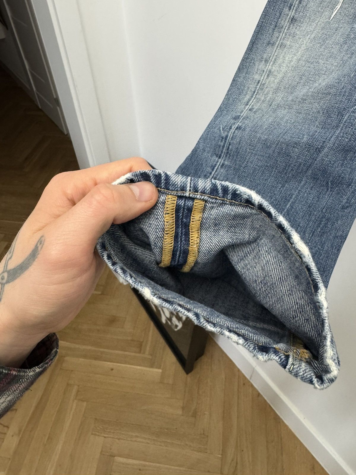 Dsquared2 Dsquared2 Distressed Luxury Denim Pant Jeans Rare Slim Y2k Size US 32 / EU 48 - 6 Thumbnail