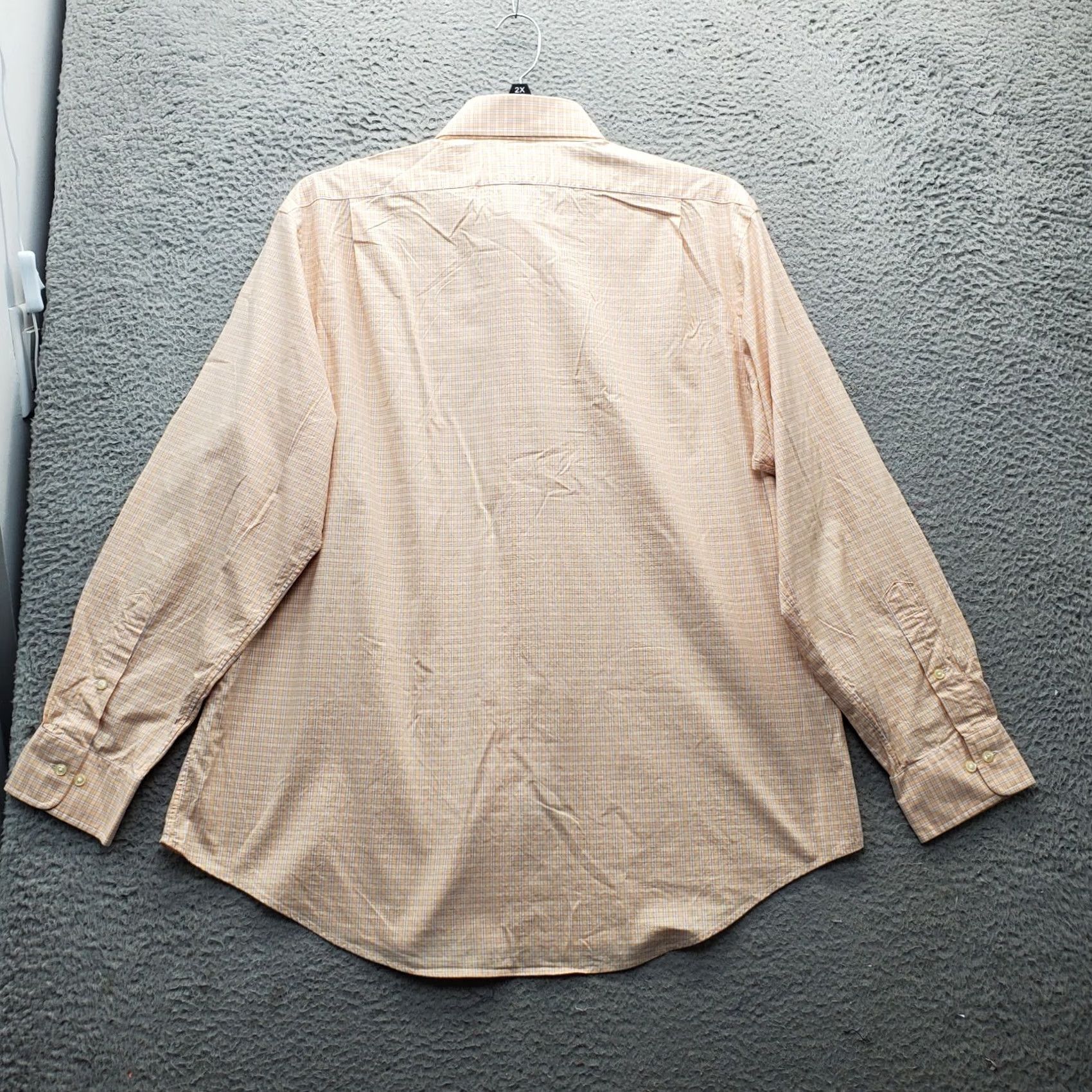 Polo Ralph Lauren Polo Ralph Lauren Dress Shirt Mens 17.5 Multi Plaid Regent Custom Fit Collar Shirt Size 48R - 2 Thumbnail