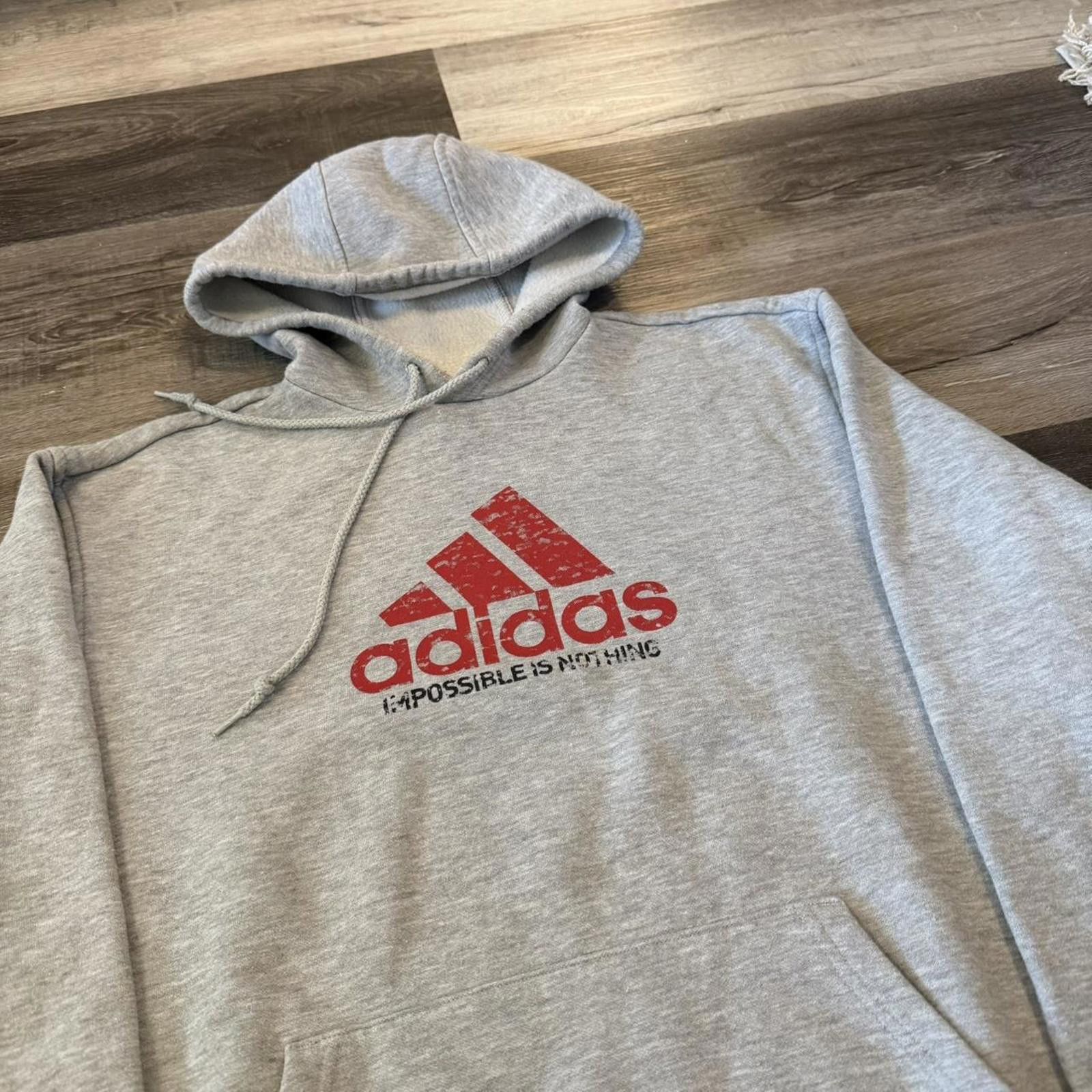 Adidas Vintage adidas impossible is nothing hoodie 2007 L Size US L / EU 52-54 / 3 - 1 Thumbnail