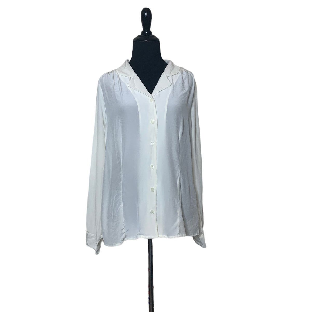 Pendleton Pendleton cream silk long sleeves button shirt size 14 Size XL / US 12-14 / IT 48-50 - 5 Thumbnail