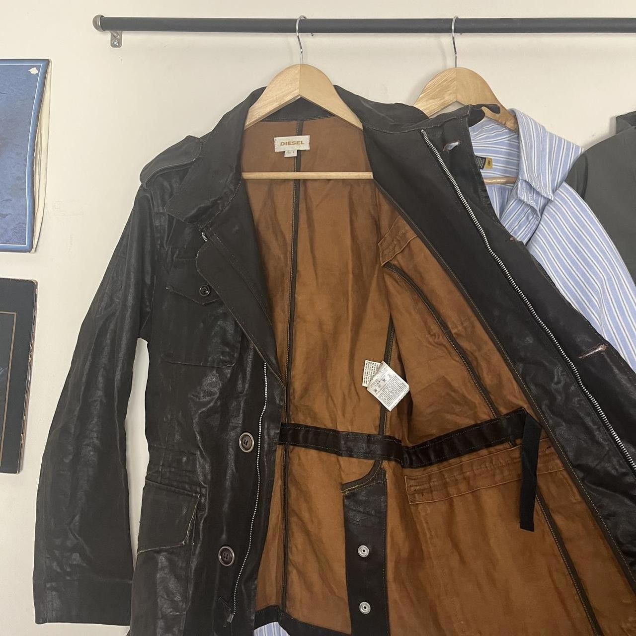 Diesel VINTAGE Diesel - Brown - Waxed Cotton Military - Size L Size US L / EU 52-54 / 3 - 2 Thumbnail