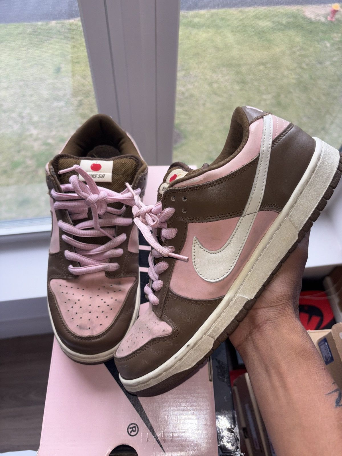 Stussy x Nike Dunk Low Pro SB Cherry