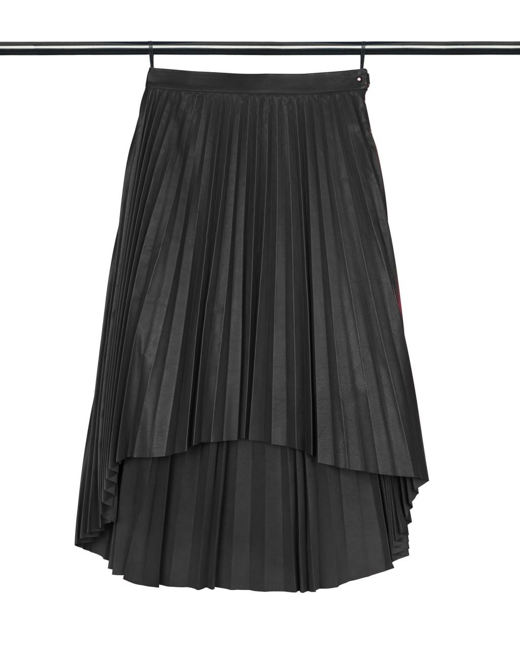 Isaac Sellam Experience ISAAC SELLAM / Leather Pleated Skirt Size 28" / US 6 / IT 42 - 1 Thumbnail