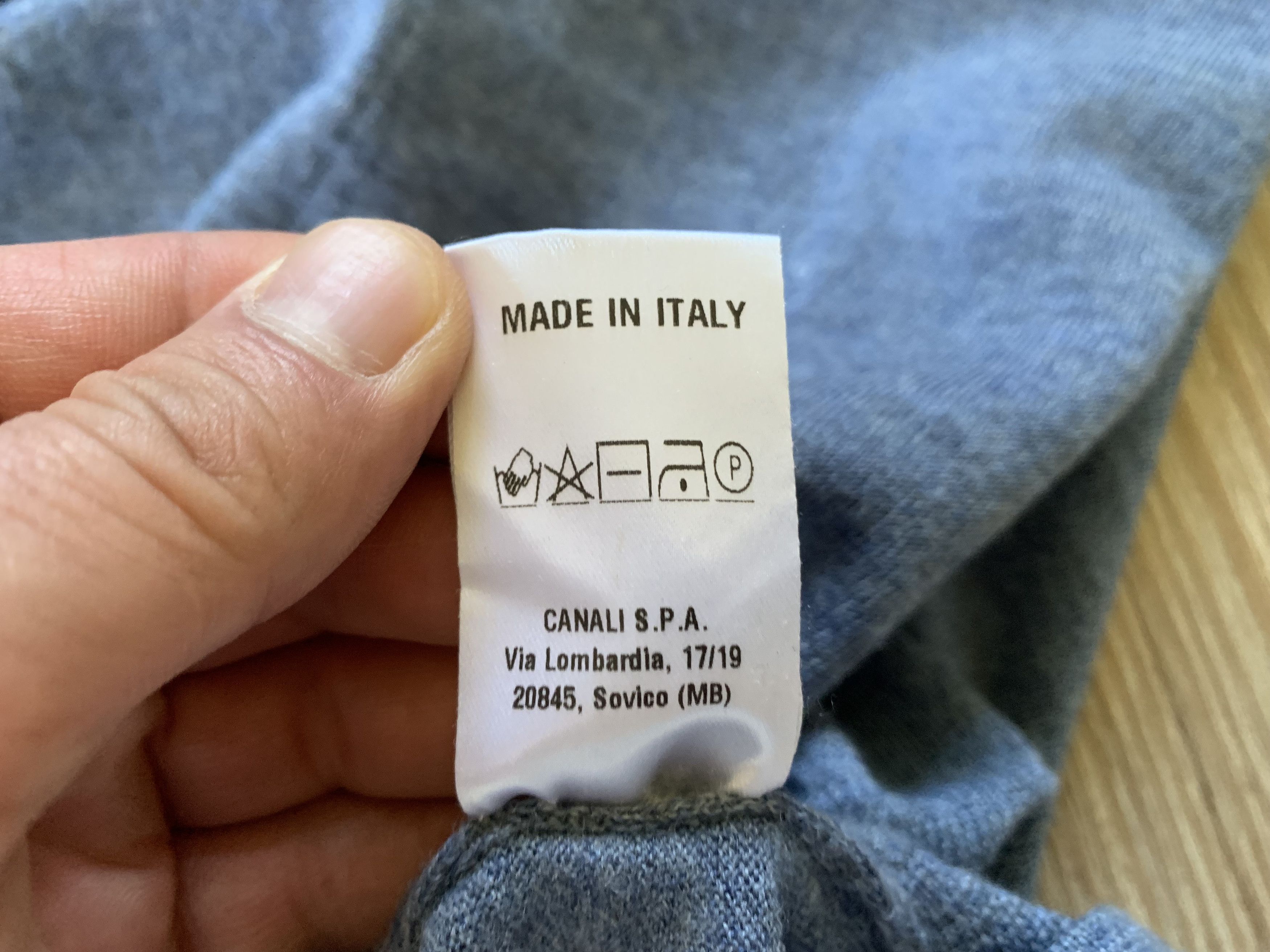 Canali Canali Light Blue Merino Wool Quarter Zip Sweater Size US L / EU 52-54 / 3 - 8 Thumbnail