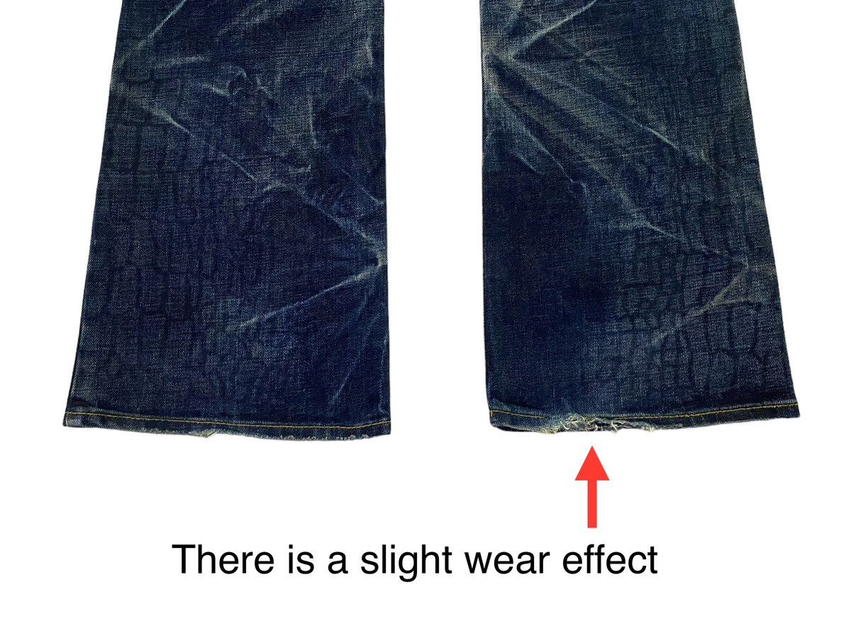semanticdesign Semantic Design Flared Snakeskin Denim Pants Size US 34 / EU 50 - 14 Thumbnail