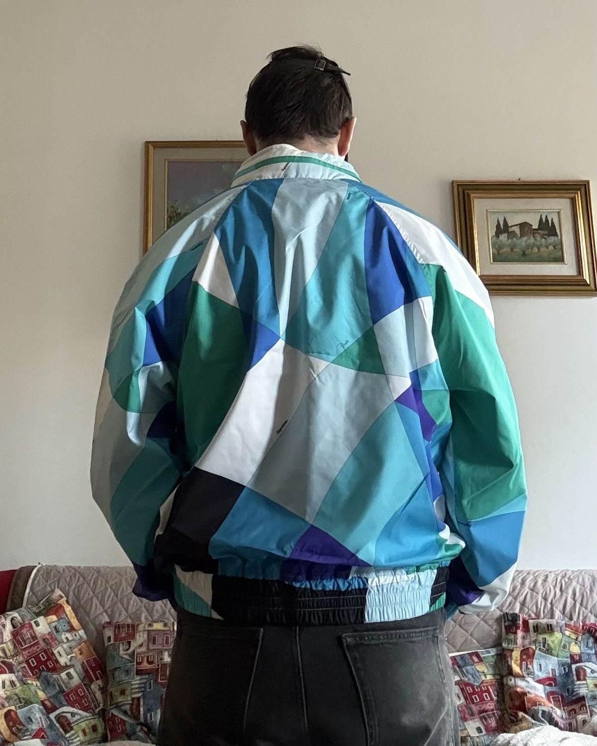 Supreme 🌀 Supreme x Emilio Pucci 2021 Windbreaker – Blue (Size M) 🔥 Size US M / EU 48-50 / 2 - 9 Thumbnail