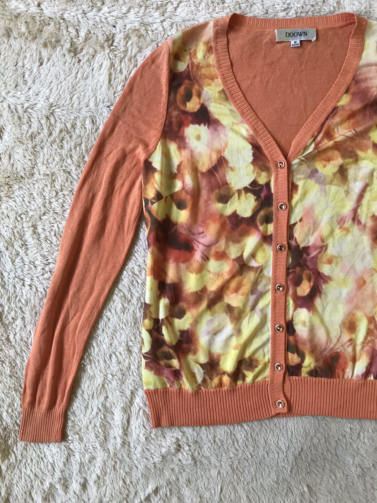 Japanese Brand Japanese Brand Cardigan Sweater Full Print Size M / US 6-8 / IT 42-44 - 3 Thumbnail
