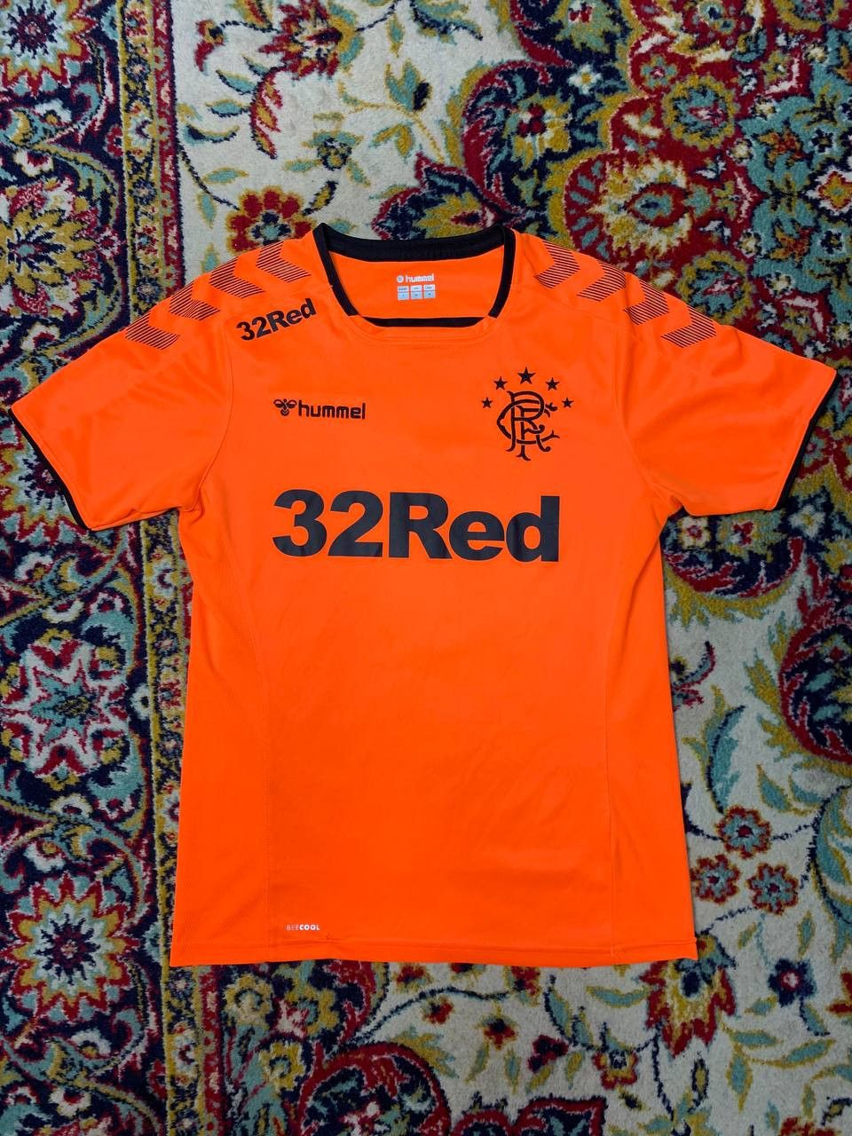 Hummel FC Glasgow Rangers Soccer Jersey Hummel Orange 32Red Size US S / EU 44-46 / 1 - 1 Thumbnail