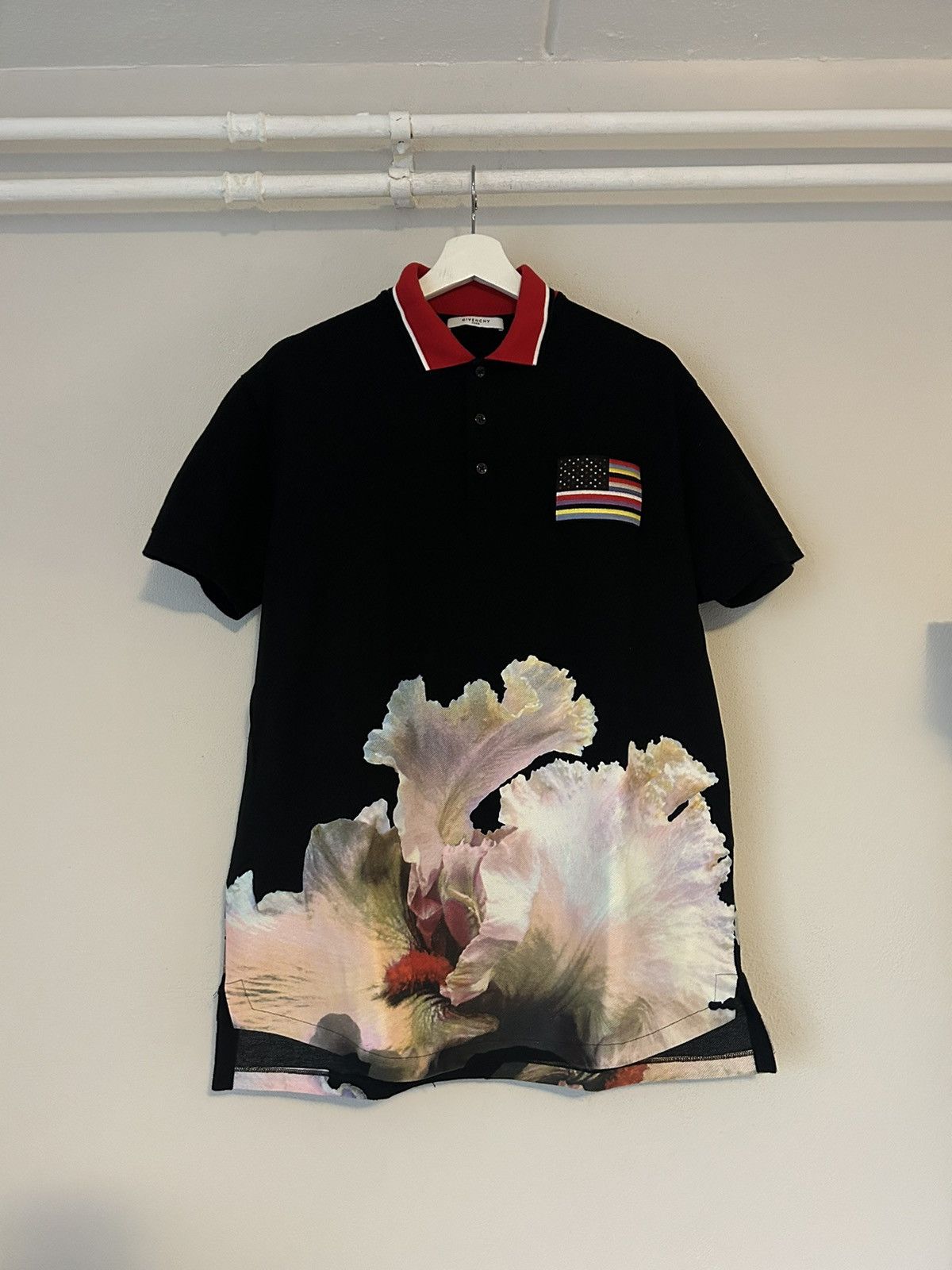 『3年保証』 × Givenchy Riccardo Flag with Polo Print Floral Tisci トップス