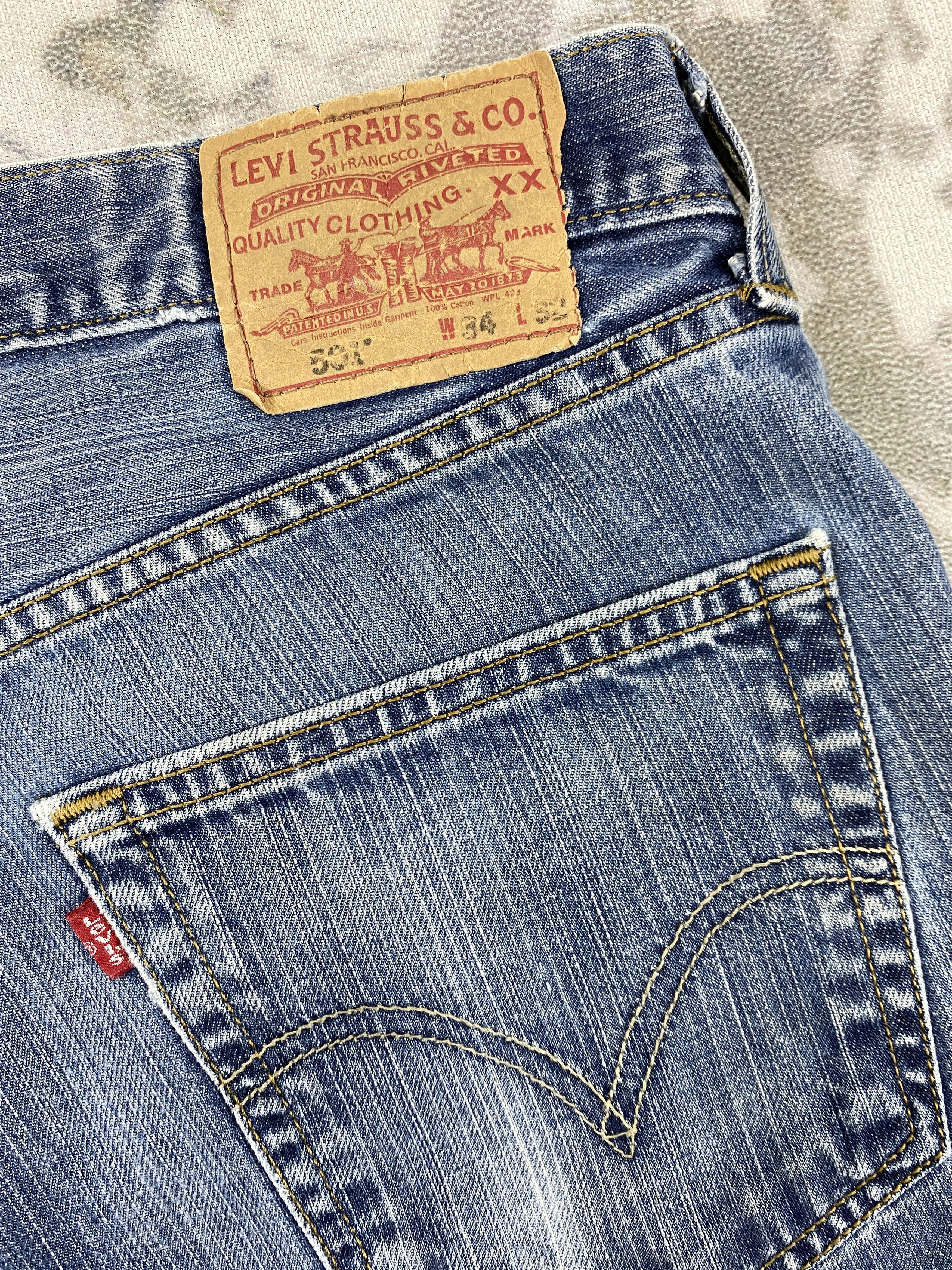 Levi's Dark Blue Vintage Levi's 501 Jeans 34x31.5 Denim -JN1602 Size US 34 / EU 50 - 14 Thumbnail