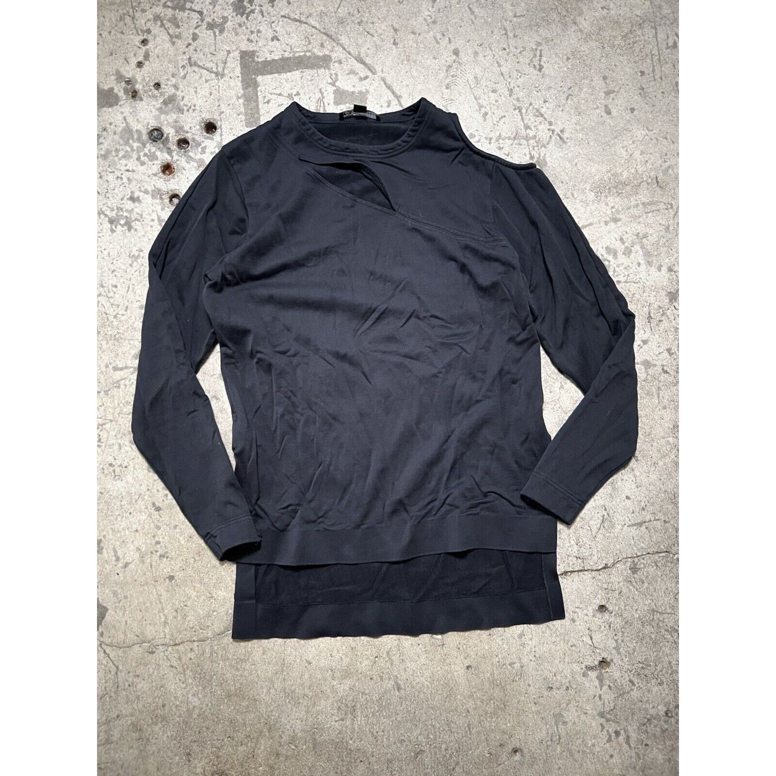 Yohji Yamamoto Y-3 Yohji Yamamoto Adidas Size M White Slit Trim Sweatshirt Size M / US 6-8 / IT 42-44 - 1 Thumbnail