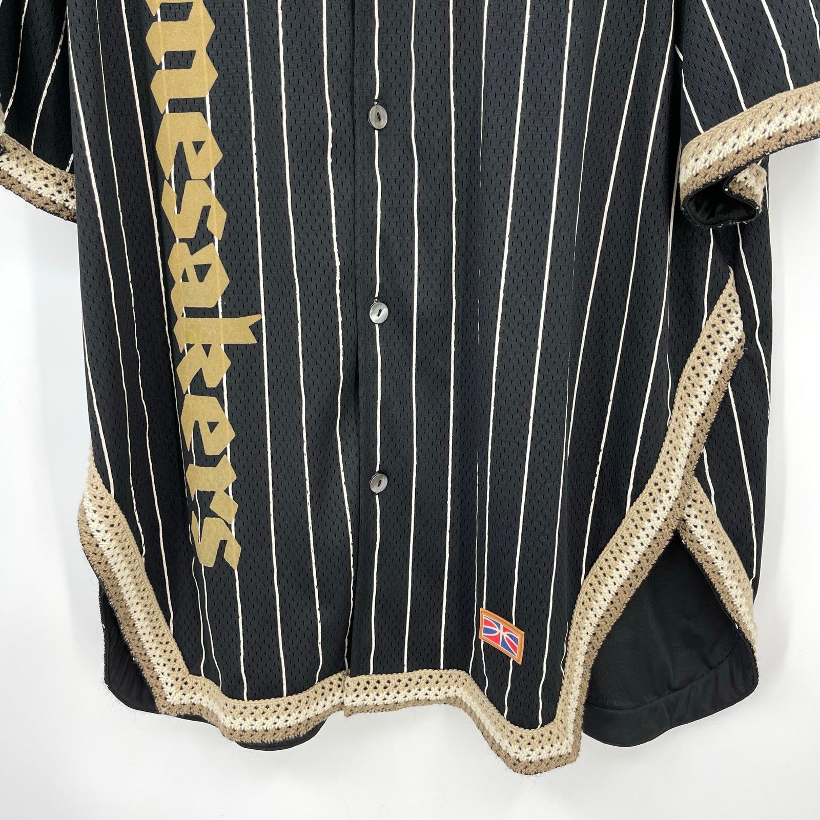 NAMESAKE NAMESAKE | Bill Warm Up Shirt Black Stripe Jersey L Size US L / EU 52-54 / 3 - 4 Thumbnail