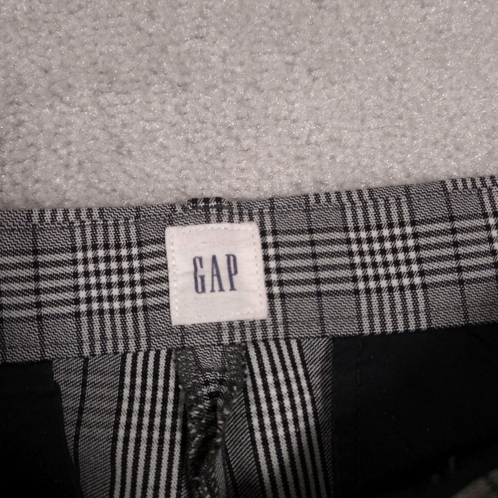 Gap GAP Pants Womens 12 Gray Plaid Signature Skinny Ankle Stretch Work Dress Career Size 34" / US 12 / IT 48 - 5 Thumbnail