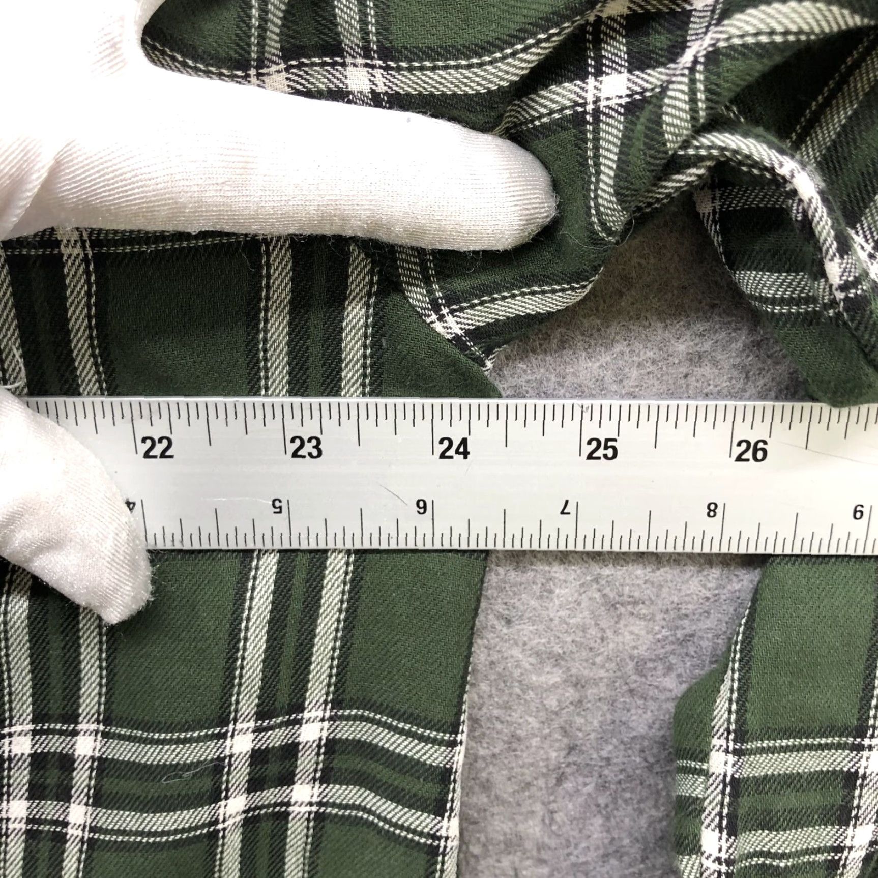 PRINCESS POLLY Princess Polly Button Down Shirt Womens Size 8 Relaxed Green Plaid Boyfriend Size XL / US 12-14 / IT 48-50 - 7 Thumbnail