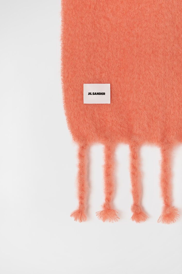Jil Sander o1y0925 Size : OS / Scarf in Salmon Pink Size ONE SIZE - 2 Thumbnail