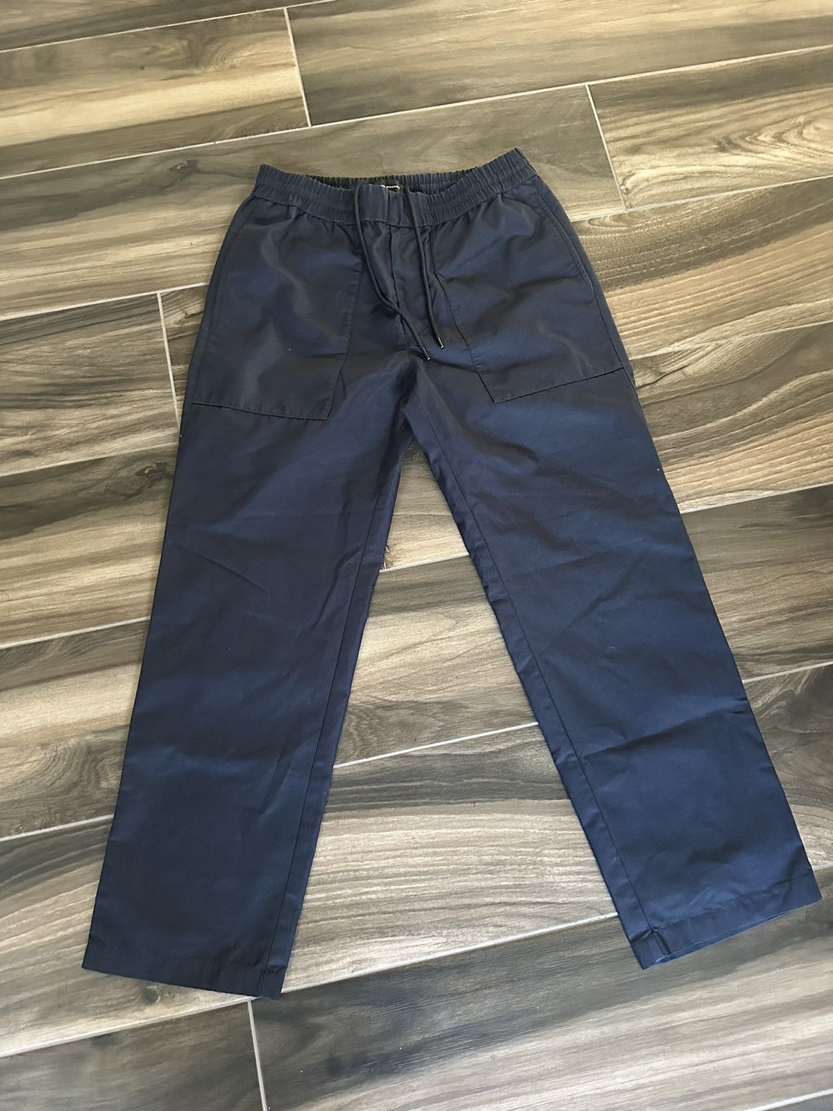 Club Monaco × Vintage Club Monaco Elasticated Waist Navy Pants Size US 30 / EU 46 - 1 Thumbnail